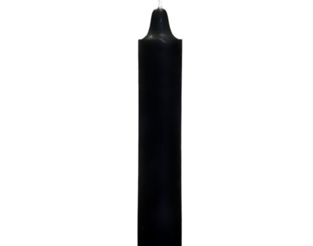 6 Inch Household Taper Candles - Black