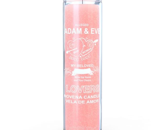 Bougie Adam & Eve 7 jours, rose